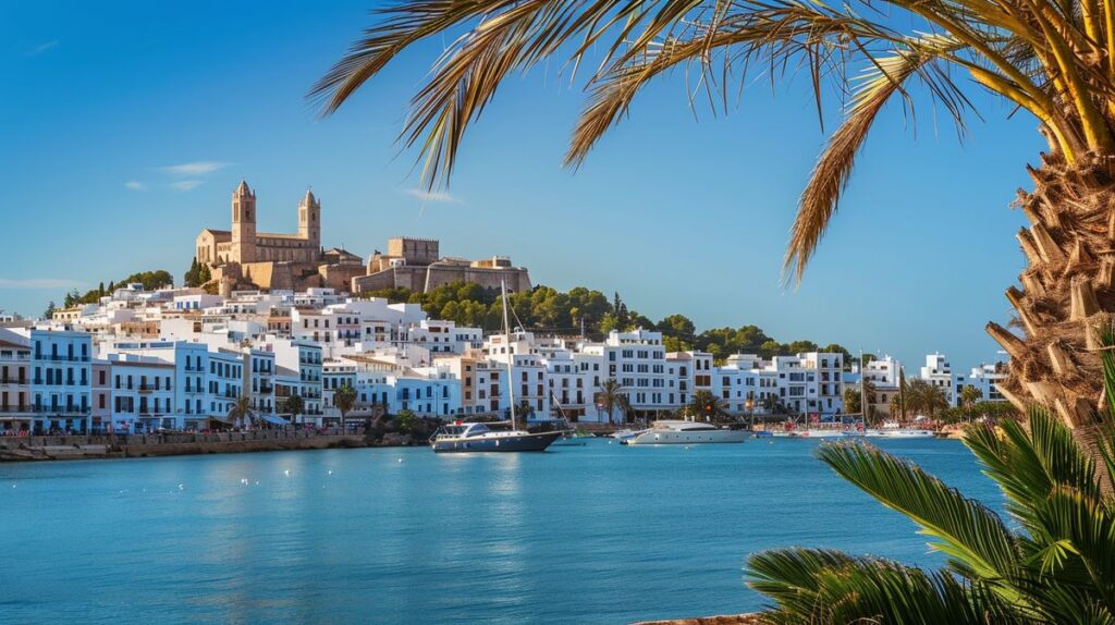 Vista panorámica de Ibiza en invierno, una guía visual sobre qué ver en Ibiza en invierno