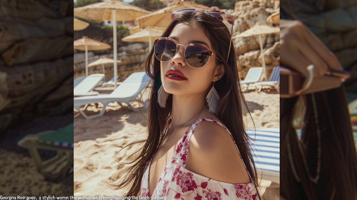 Georgina Rodríguez disfrutando de un día soleado en la playa de Ibiza