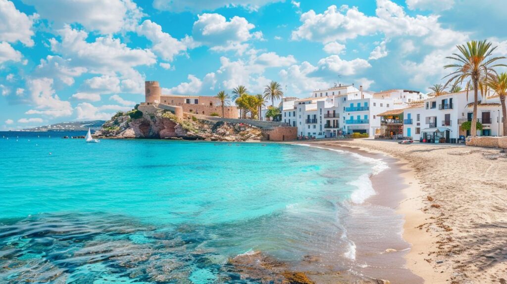 Imagen de un paisaje natural con un río serpenteante y árboles frondosos en un día soleado